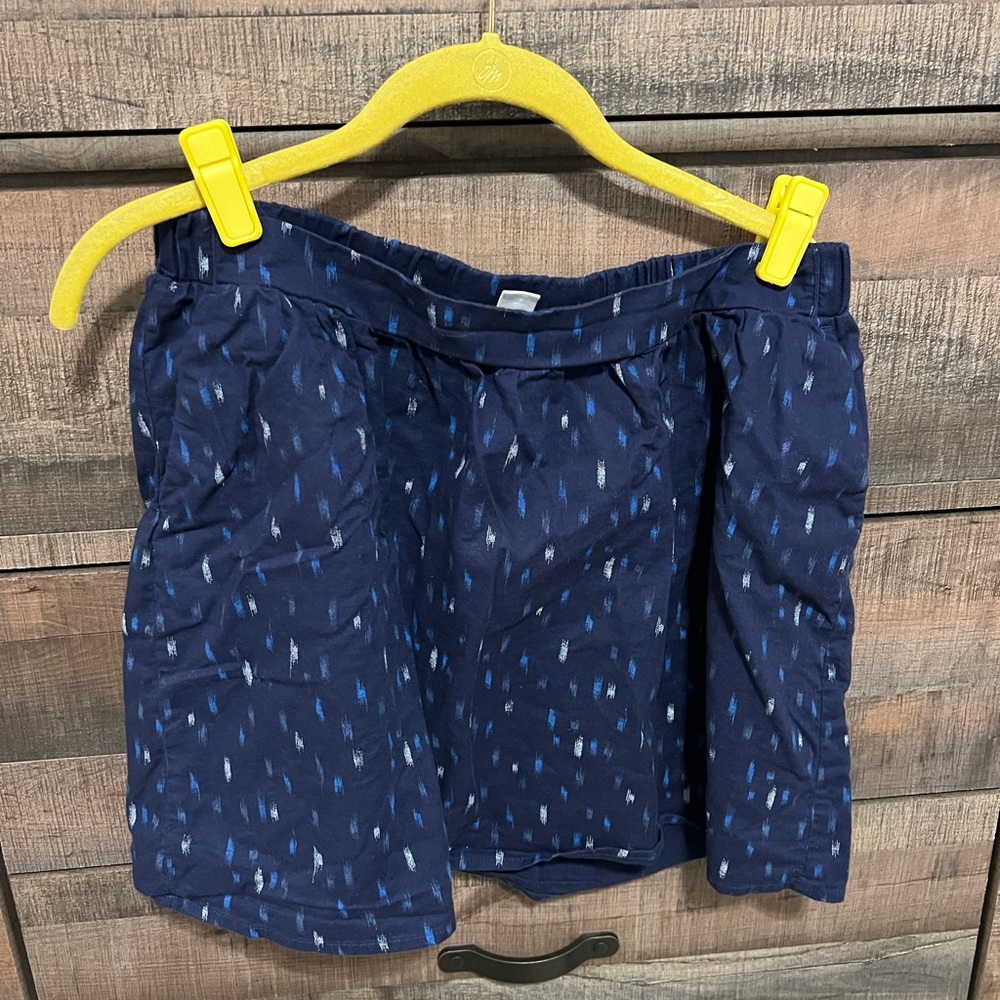 Blue Patterned Skirt, Size M